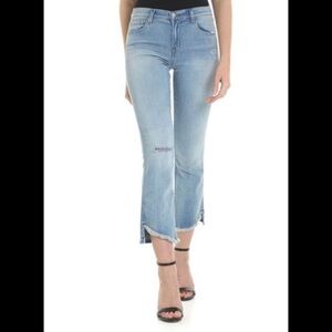 J Brand Selena Boot Leg Mid Rise Crop Jean 25